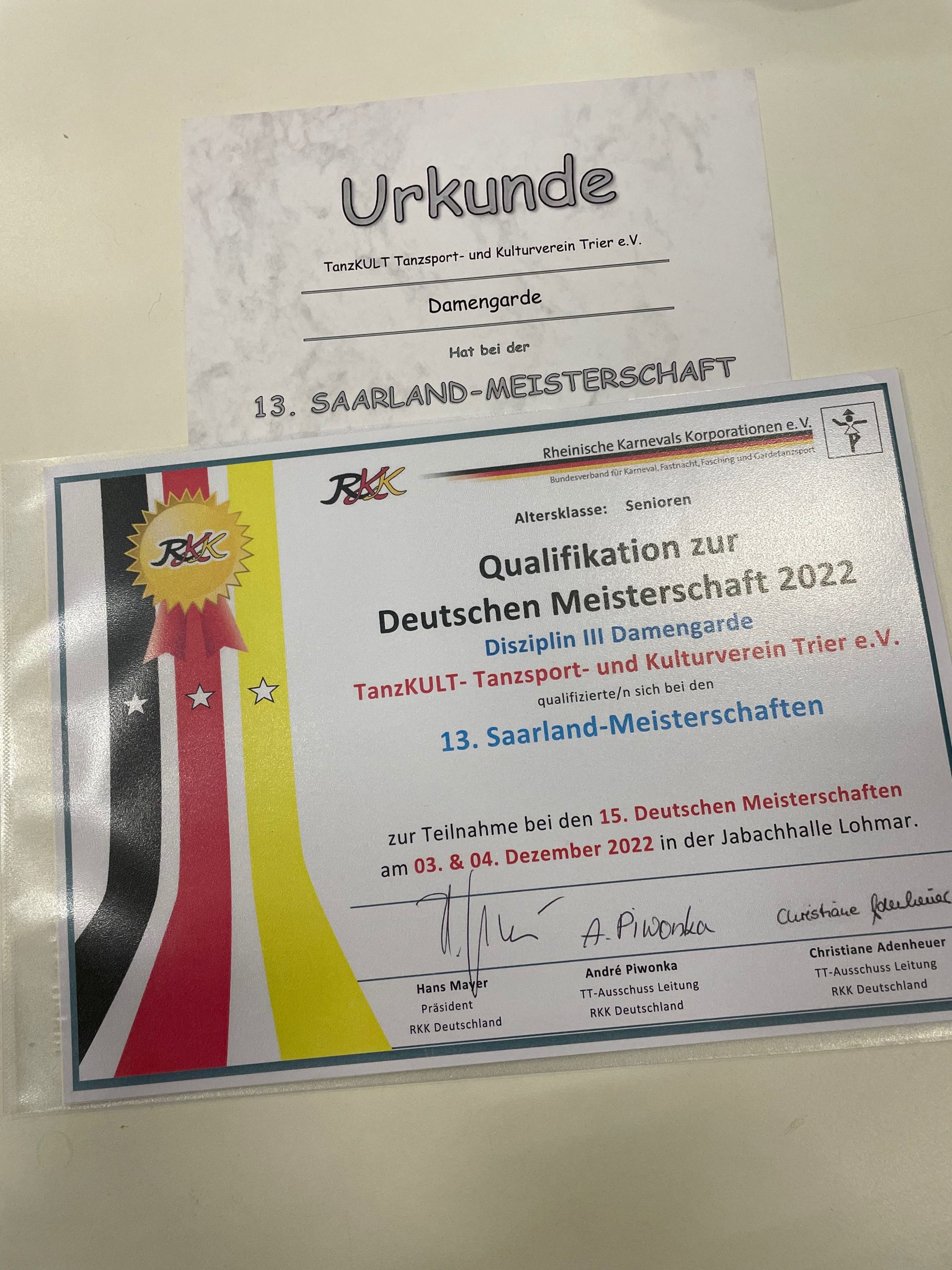 Mehr über den Artikel erfahren Landesmeisterschaften RKK